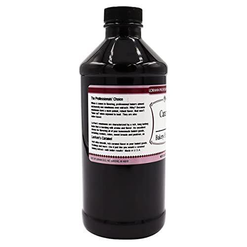 Lorann Oils Caramel Bakery Emulsion: Rich Caramel, Perfect for Boosting Sweet Caramel Notes in Cakes, Cookies & Desserts, Gluten-Free, Keto-Friendly, Caramel Extract Substitute Essential