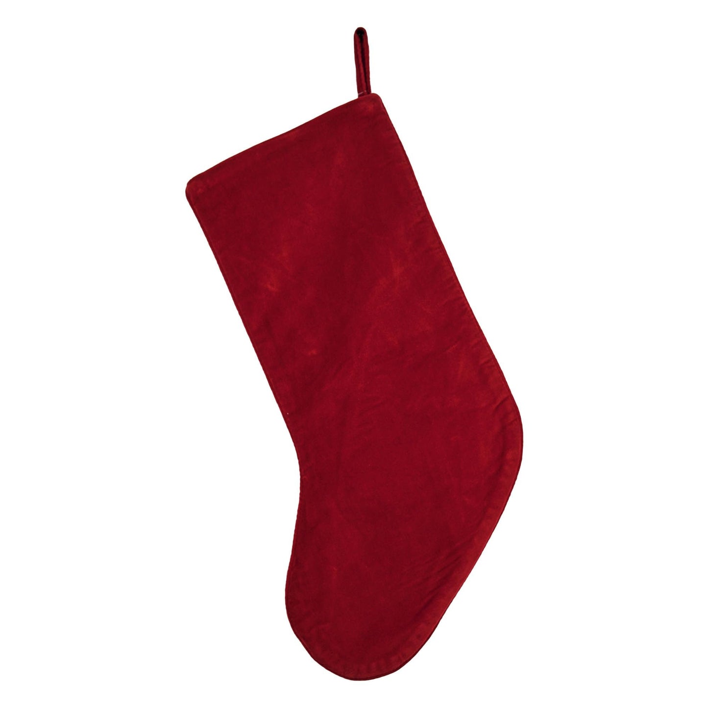 Peking Handicraft Rocking Horse Tree Embroidered Christmas Stocking - 18" x 11"