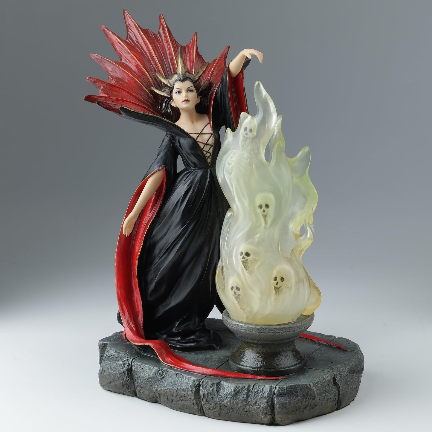 Veronese Design 9 Inch Tall Damnation Melanie Delon Witchcraft Figurine Wicca Statue Gothic Art