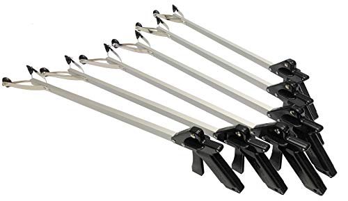 ArcMate EZ Reacher - Heavy Duty Grab-It Reaching Tool - Grabber Reacher with 4.5 Inch Jaws, Can Lift a Dime to 8 lb. Brick, Lightweight, Sturdy, Ideal for Commercial, Maintenance, Seniors, 32", 6-Pack
