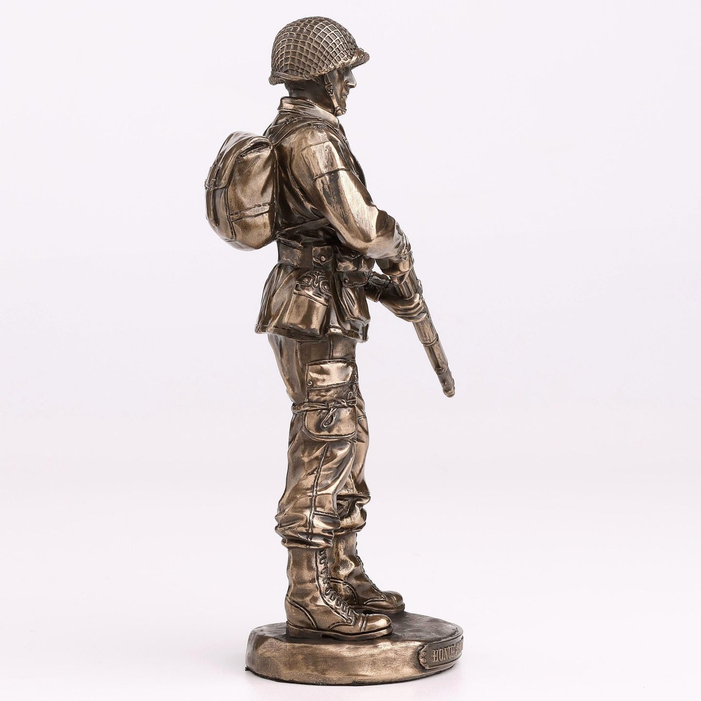 Veronese Design 5 3/4 Inch Honor and Courage US Army Cold Cast Resin Bronze Finish Military Sculpture