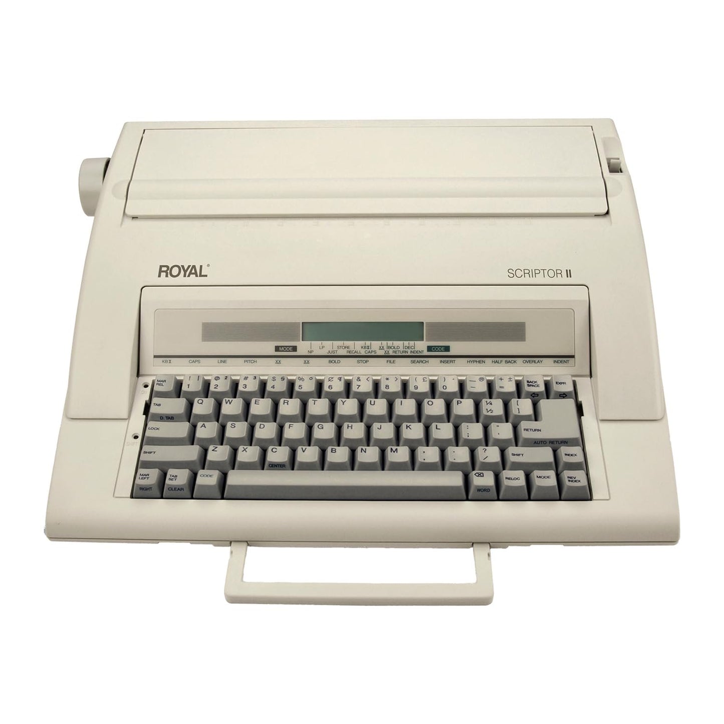 ROYAL 69147T Scriptor II Typewriter, White