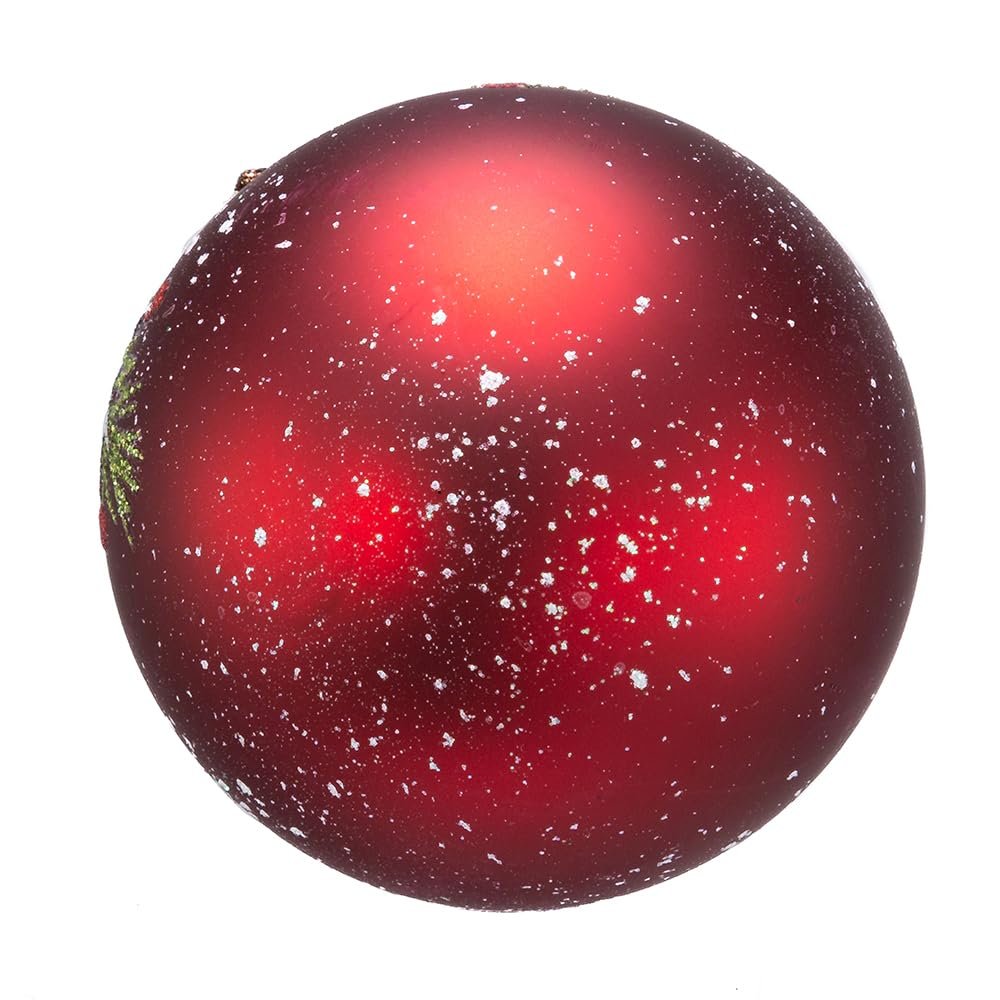 Kurt Adler GG0839 Ornament, red, 6 Count,Christmas