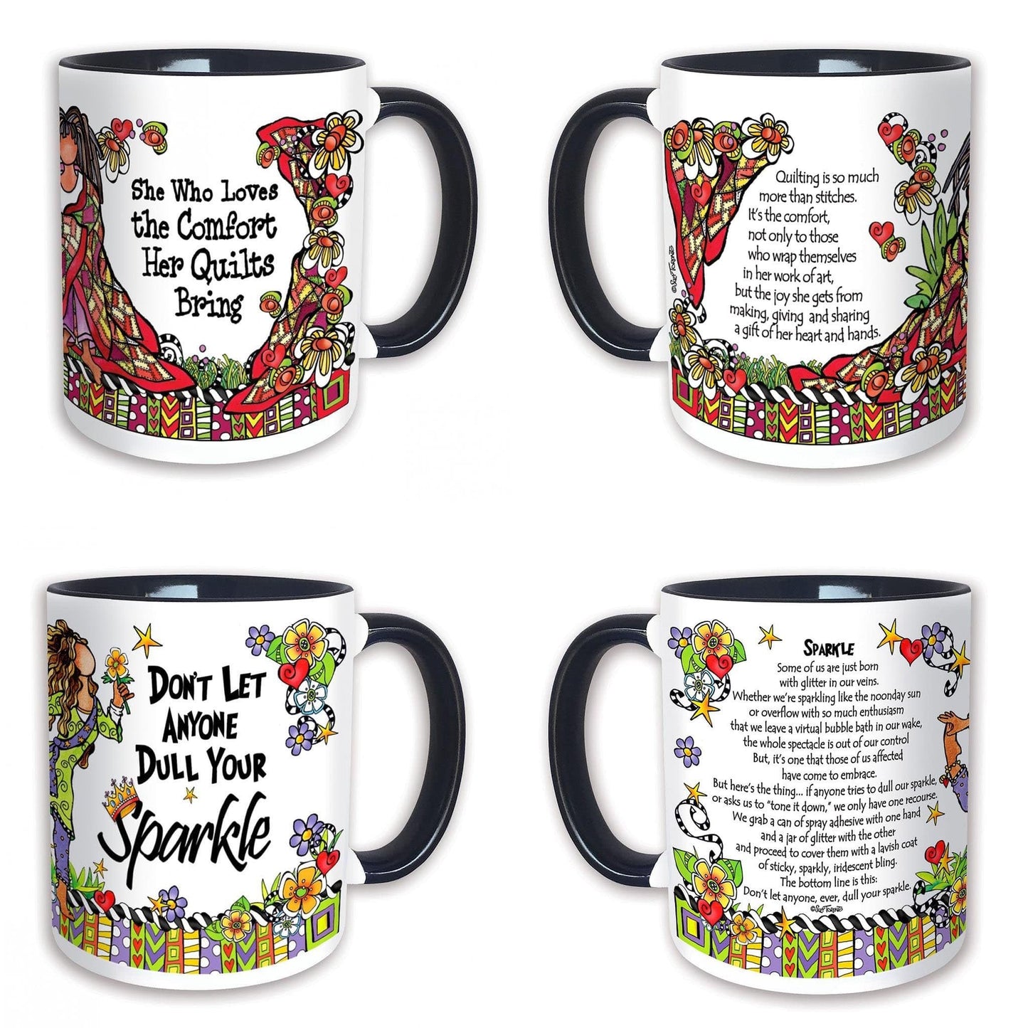 Suzy Toronto Pretending 11 oz Mug, Multicolor