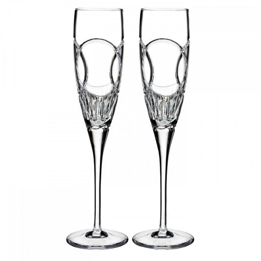 Waterford Love Wedding Vows Toasting Flute Pair