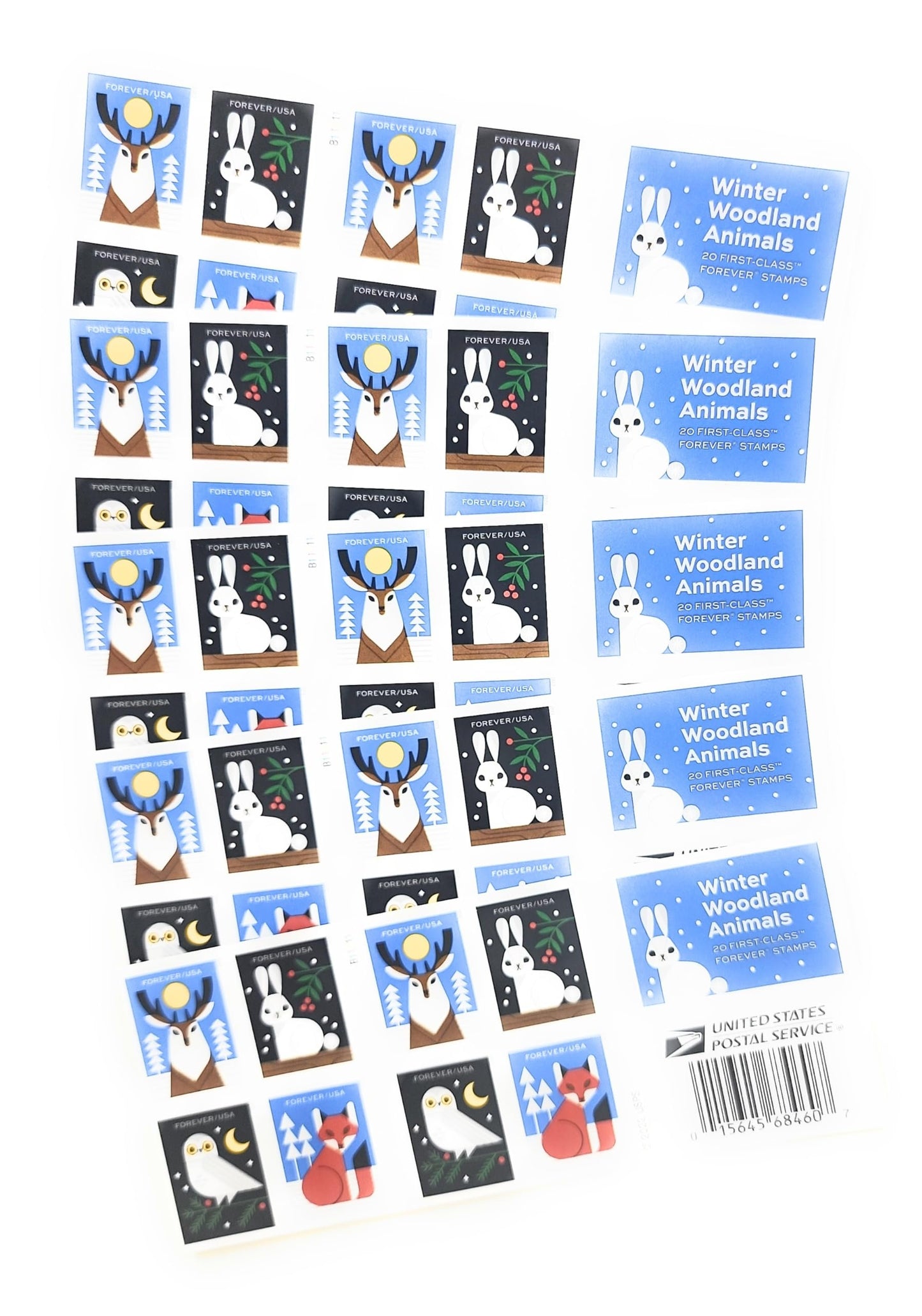 USPS Winter Woodland Animals