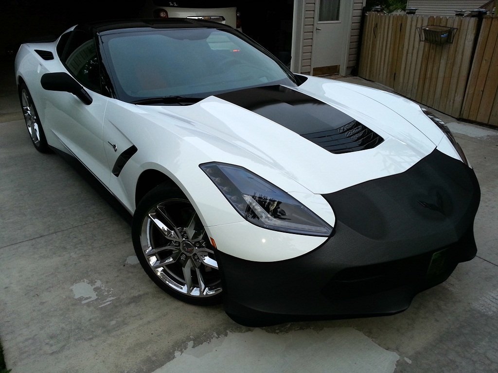 Novistretch C7 Corvette Stingray Front Bra High Tech Stretch Mask Fits: C7 2014 and Newer Corvettes