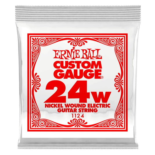 Ernie Ball Accordion Accessory (EB 1124 .024 NICKEL WOUND STRING SINGLE)