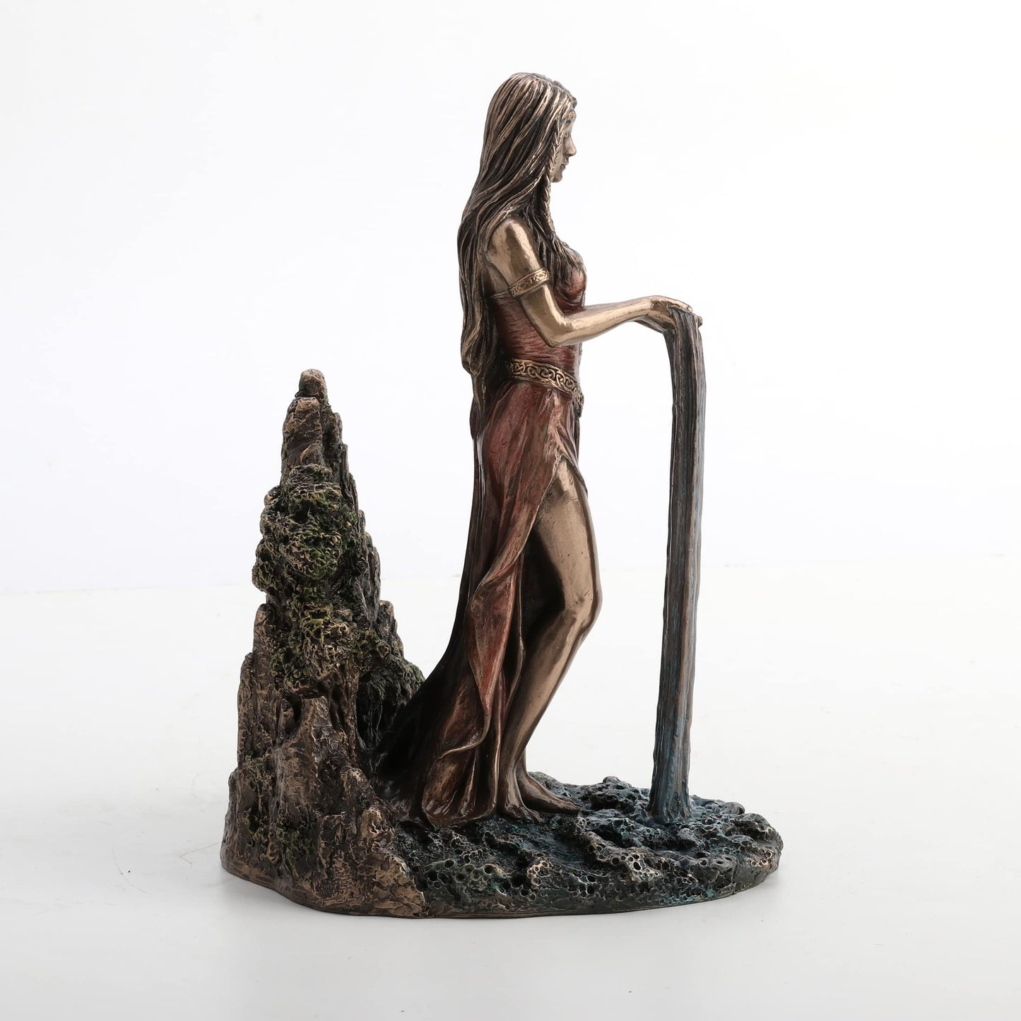 Veronese Design 9 Inch Celtic Matriarch Goddess Danu Resin Sculpture Bronze Finish