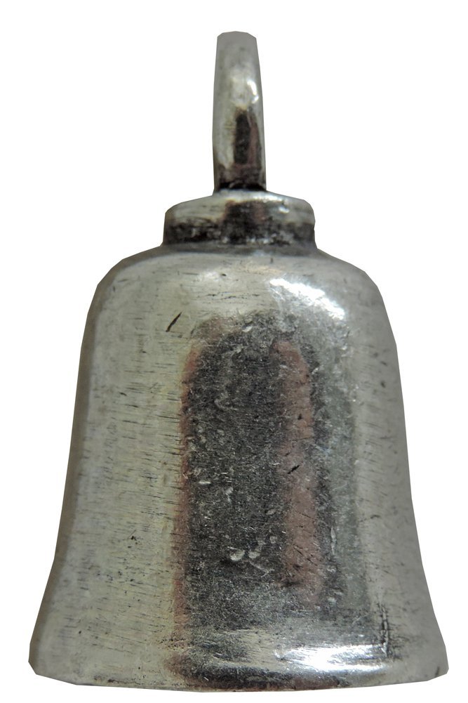 Motorcycle Biker Pewter American Indian Head Nickel Gremlin Bell