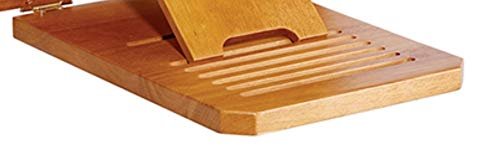 Christian Brands Bible/Missal Stand with Silk-Screened Verse - Medium Oak