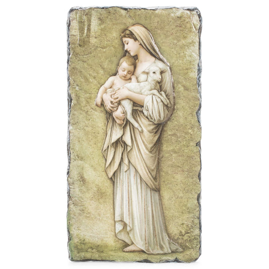 Joseph's Studio by Roman, Panels & Plaques Collection, 8"H INNOCENCE WALL PLAQUE, Home Décor, Devout Gift, Prayerful Inspiration (1x4x7)