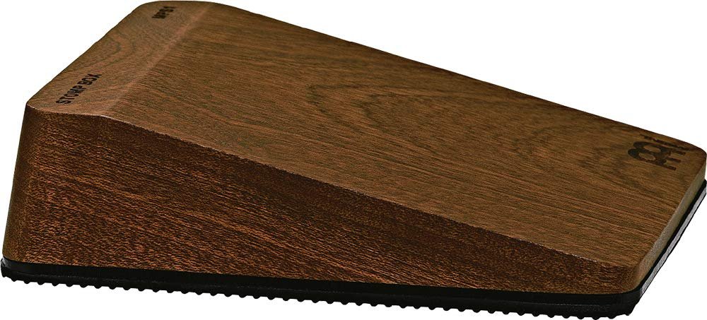 Meinl Percussion Analog Stomp Box for Multi-Instrumentalists with Passive Piezo Pickup — Create Rhythmic Patterns — Features Mahogany Body and Quarter-inch Input/Output Jacks, Brown (MPS1)