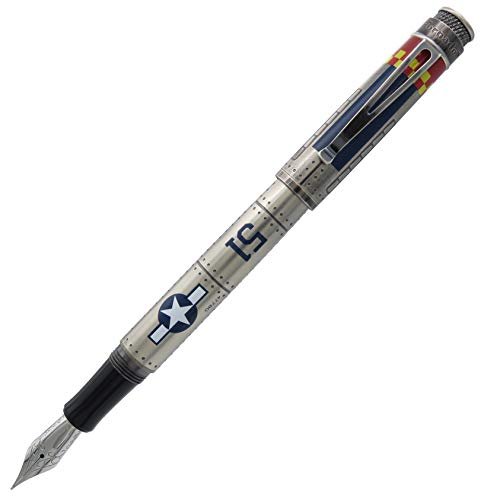 Retro 51 Tornado Fountain Pen - P-51 Mustang Edition, Jowo #6 Nib
