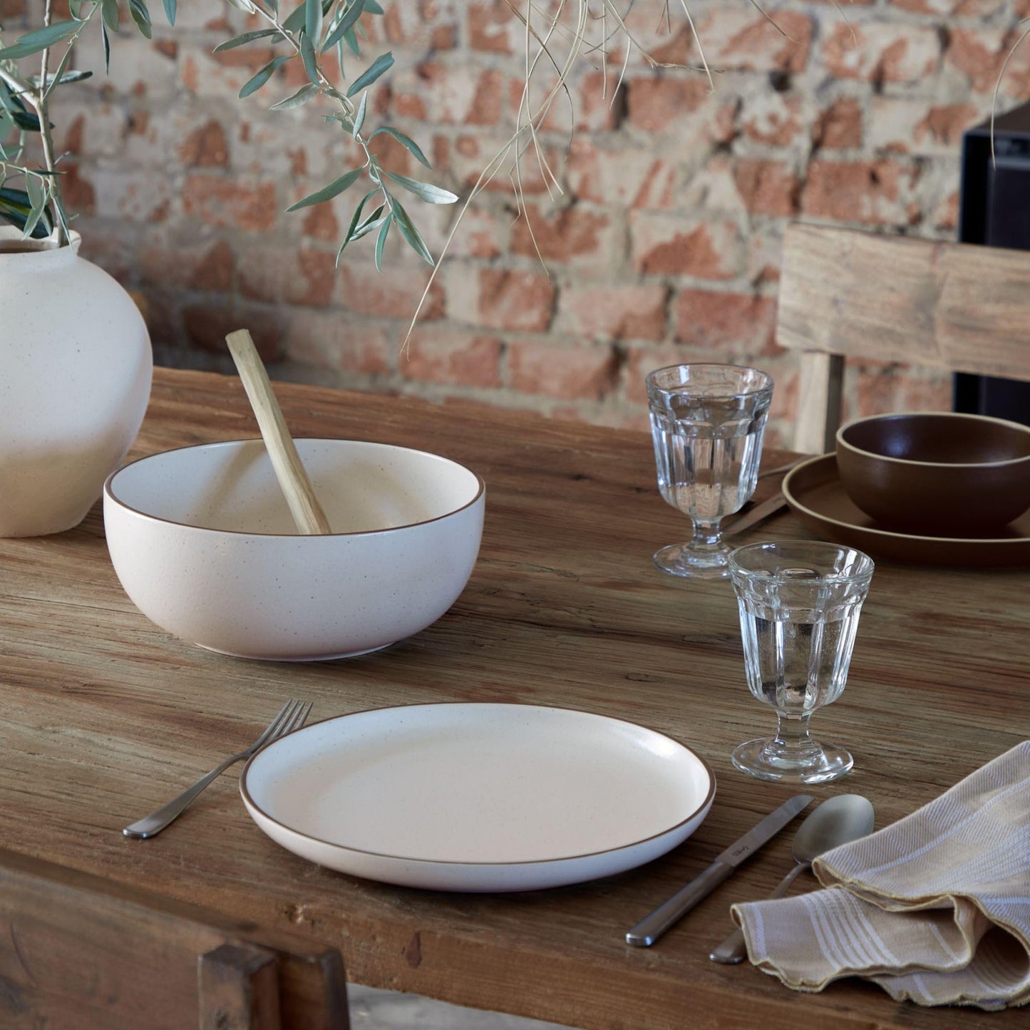 Casafina Ceramic Stoneware - Monterosa Collection | Microwave & Dishwasher Safe Dinnerware | Food Safe Glazing | Restaurant Quality Tableware