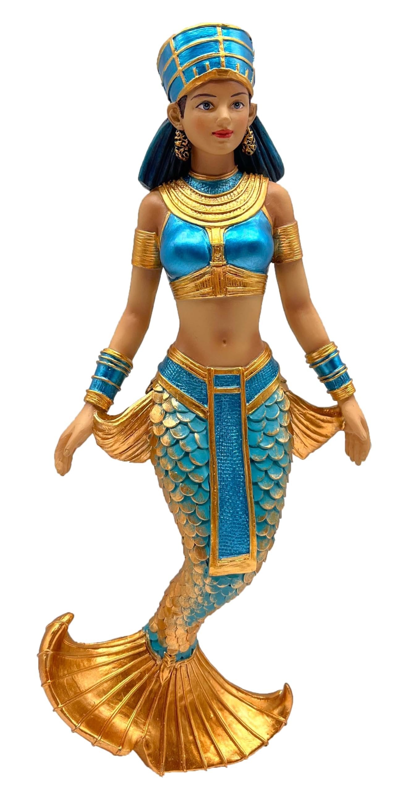 December Diamonds 55-55466 Queen of The Nile Mermaid Ornament, 7 Inches