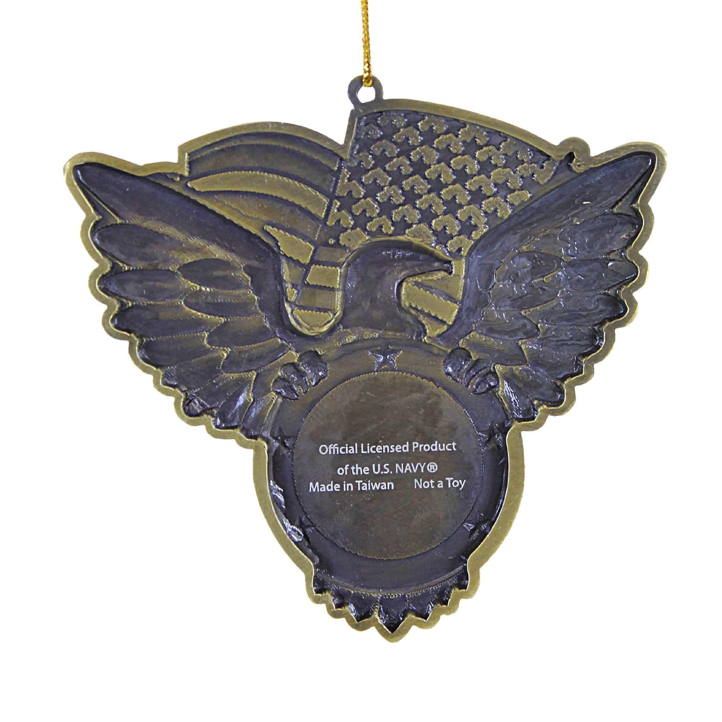U.S. Navy Seal American Flag Ornament