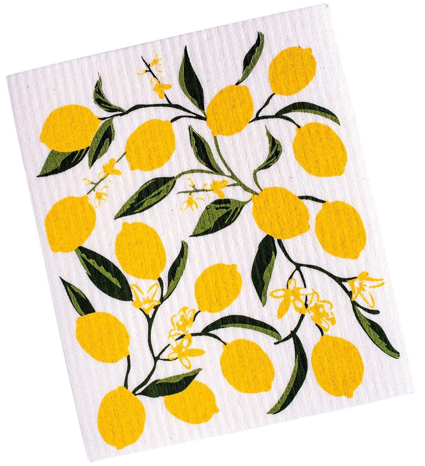 Design Imports Lemon Bliss Swedish Dishcloth