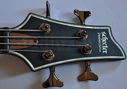 Schecter Hellraiser Extreme-4 4-String Bass Guitar, See-Thru Black Satin
