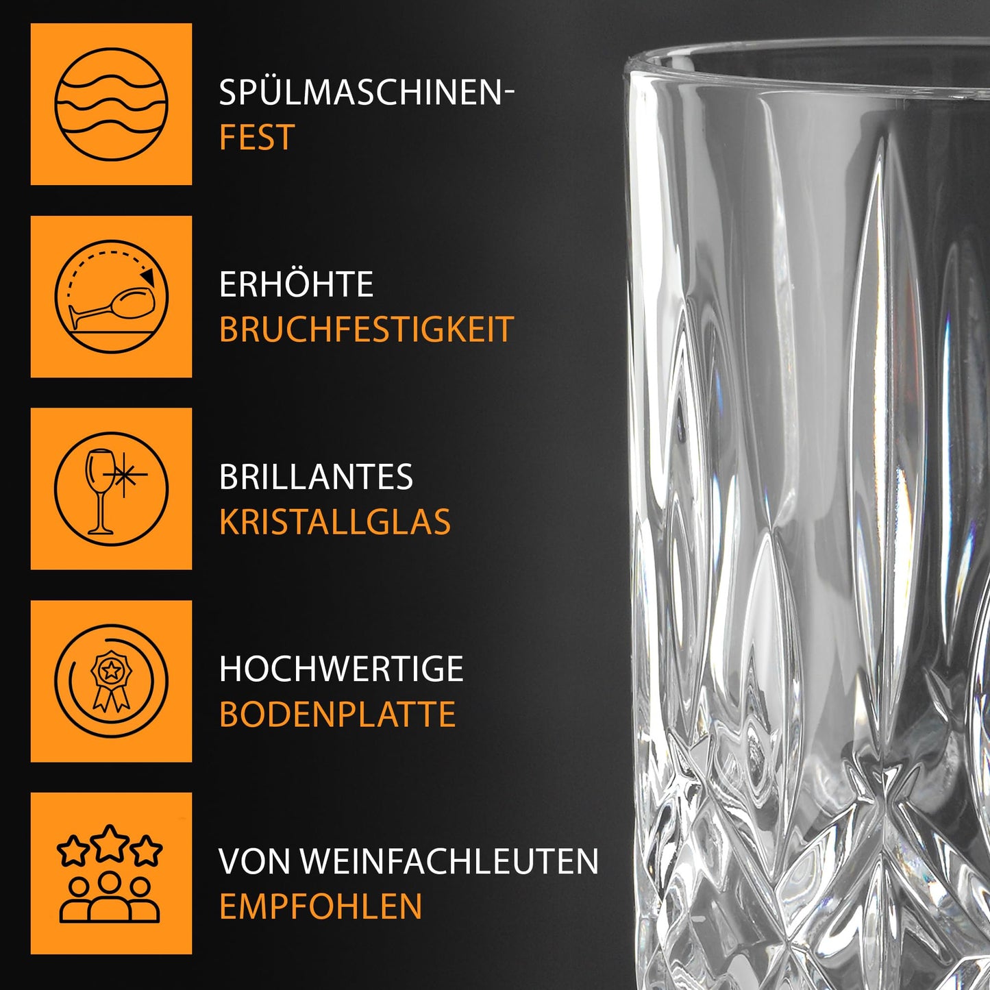 Nachtmann Highland Crystal Tumblers
