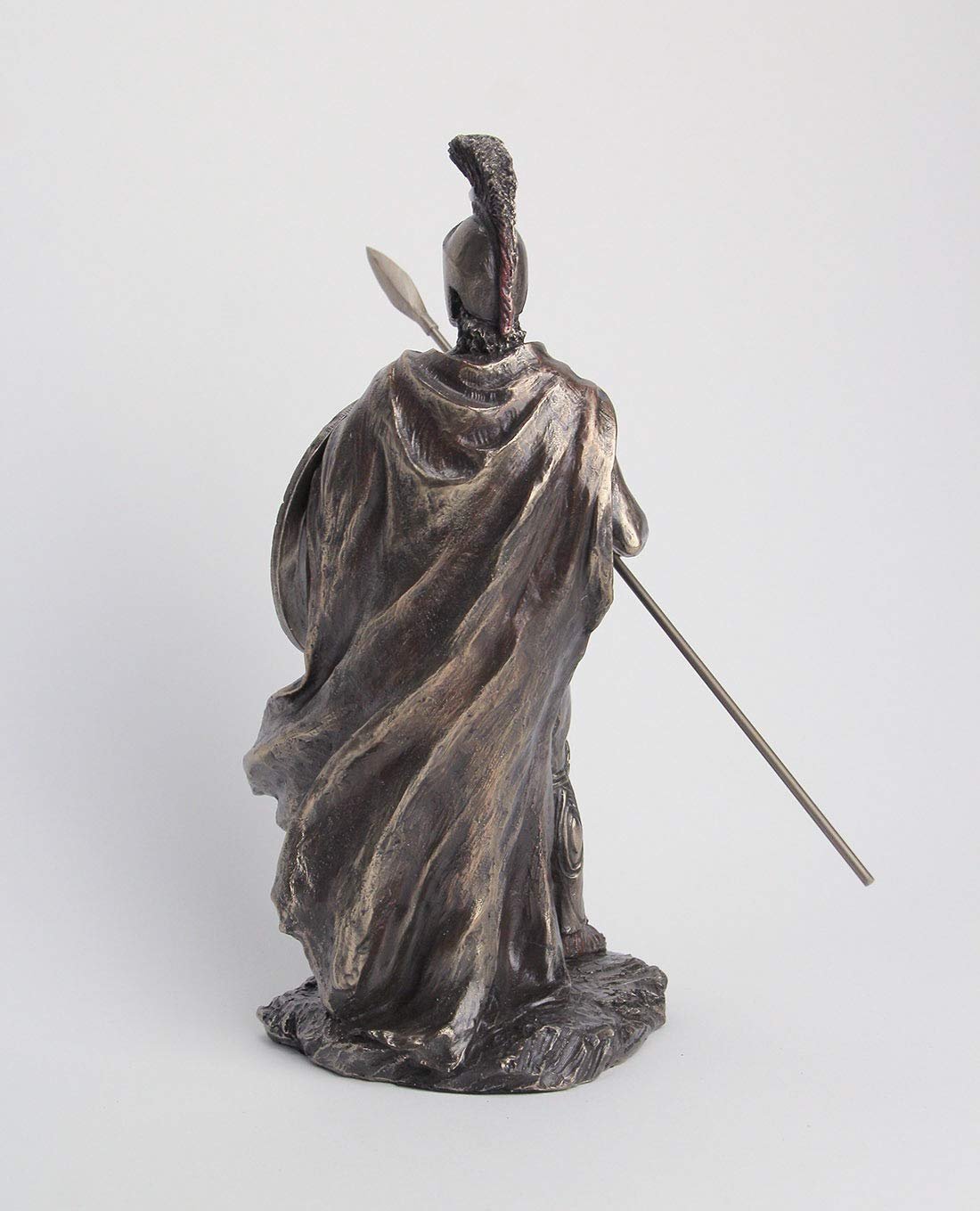 Unicorn Studios Bronze Leonidas Spartan King Greek Hoplite Spear Shield Hand Painted Statuette