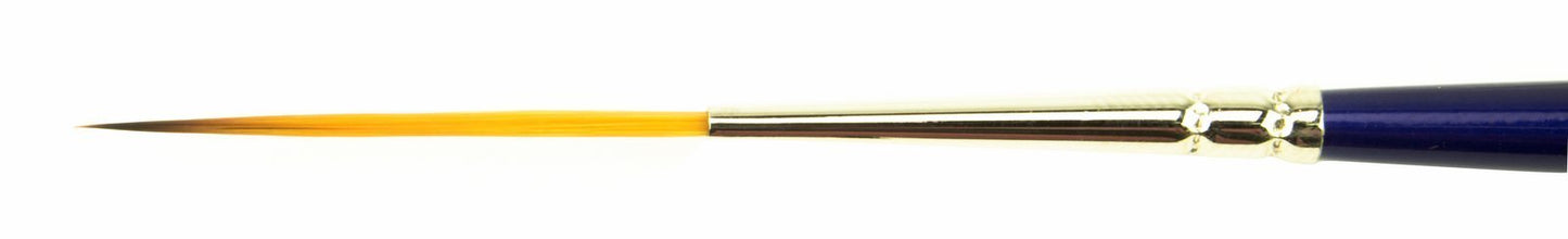 Set of 5 Size 0-6 Series 444 The Virus Scrolling Script Pinstriping Brush with Specially Blended Golden Taklon