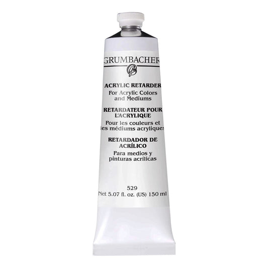 Grumbacher Acrylic Retarder for Acrylic Colors and Mediums, 5.07 oz. Tube
