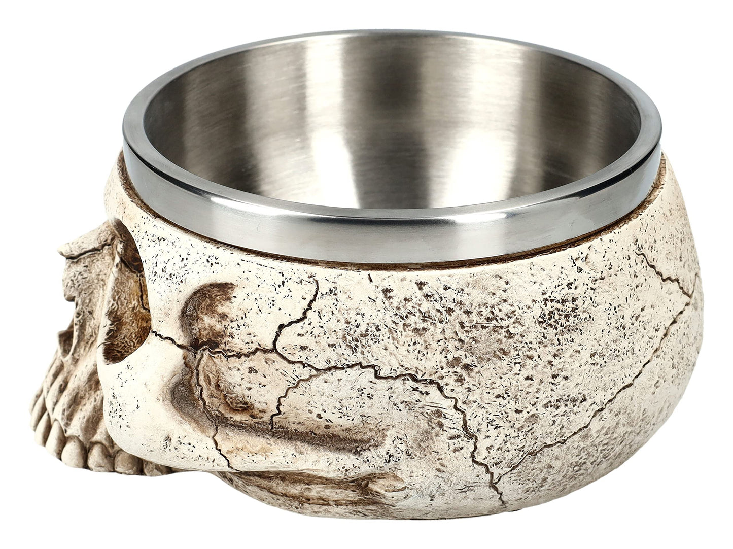 Pacific Giftware Skull Smugdge Bowl, 5.5-inch Length, Resin