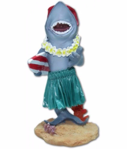 Hawaiian Miniature Dashboard Doll Shark with Surfboard