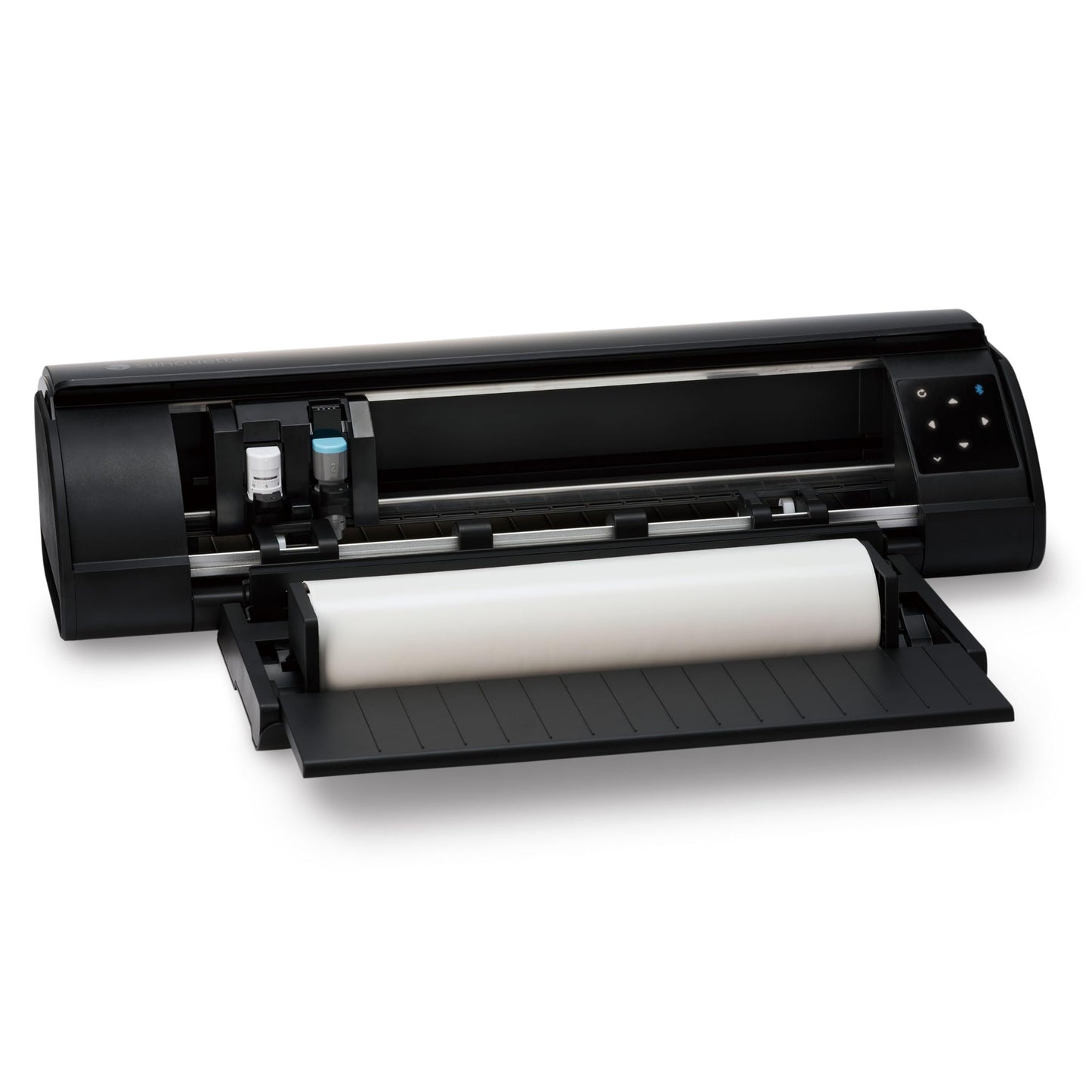 Silhouette Cameo 5 12 inch Vinyl Cutting Machine with Studio Software, Electric Tool and ES Mat Compatible, SNA and IPT, 50 db, Matte Black Edition