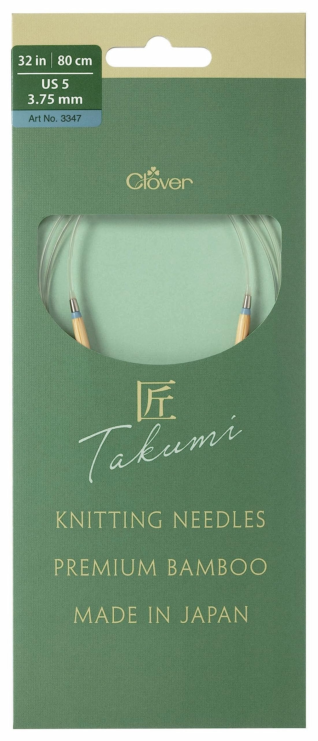 Takumi Pro Circular Knitting Needles 32"-US 5/3.75 mm