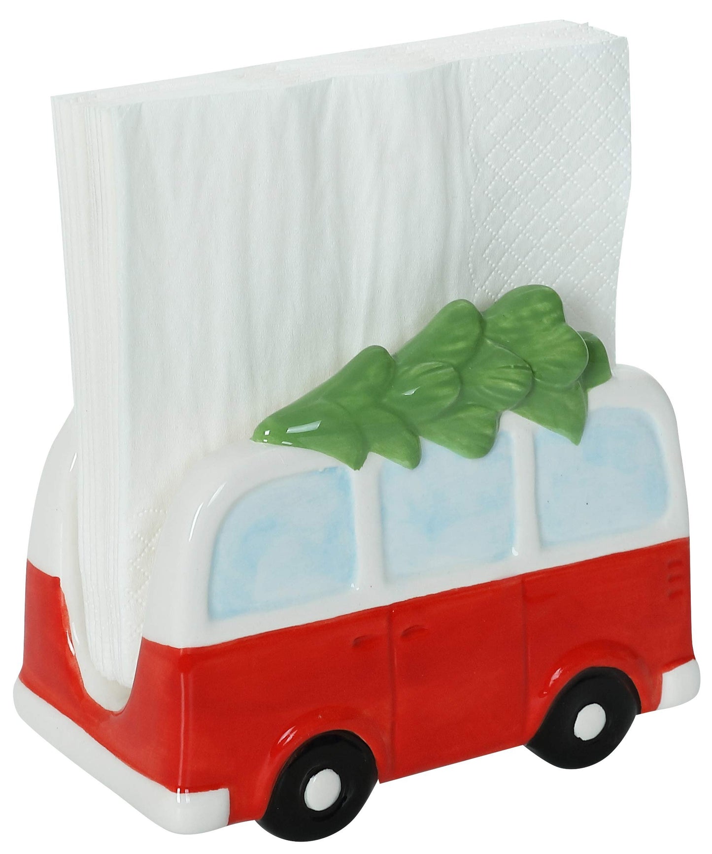 Christmas Themed Ceramic Napkin Holders
