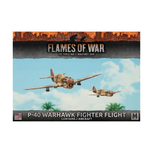 Flames of War 4th Edition US P-40 Warhawk Fighter Flight UBX52