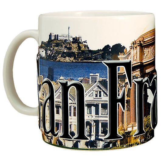 Americaware San Francisco 18oz. Color Relief Coffee Mug
