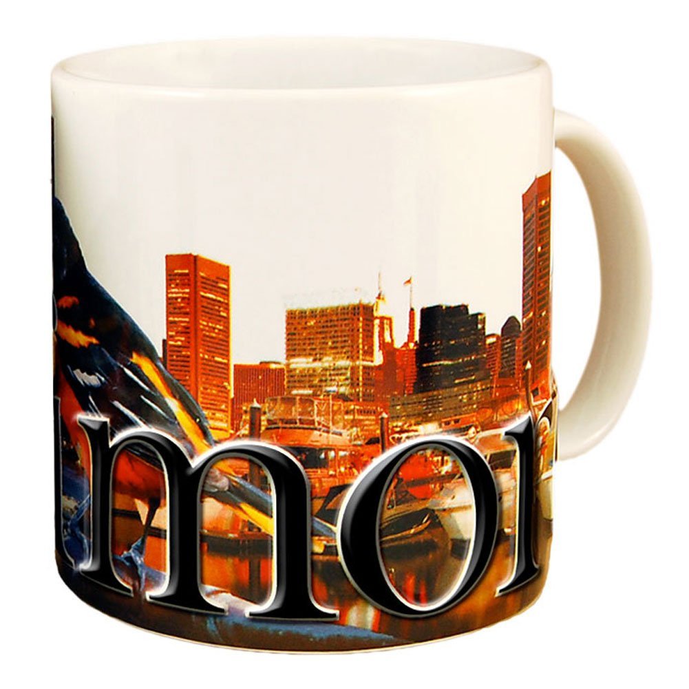 Americaware Baltimore 18oz. Color Relief Coffee Mug