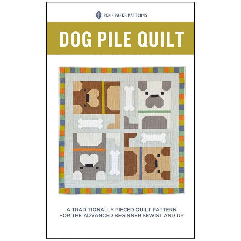 Lindsey Neill Dog Pile Quilt Pattern, Multi