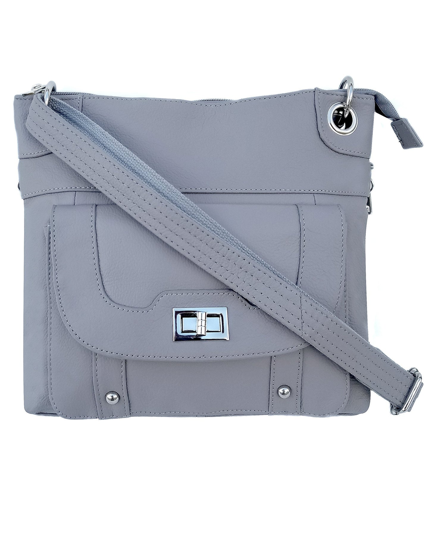 Ladies' Gun Concealment Crossbody Bag Grey