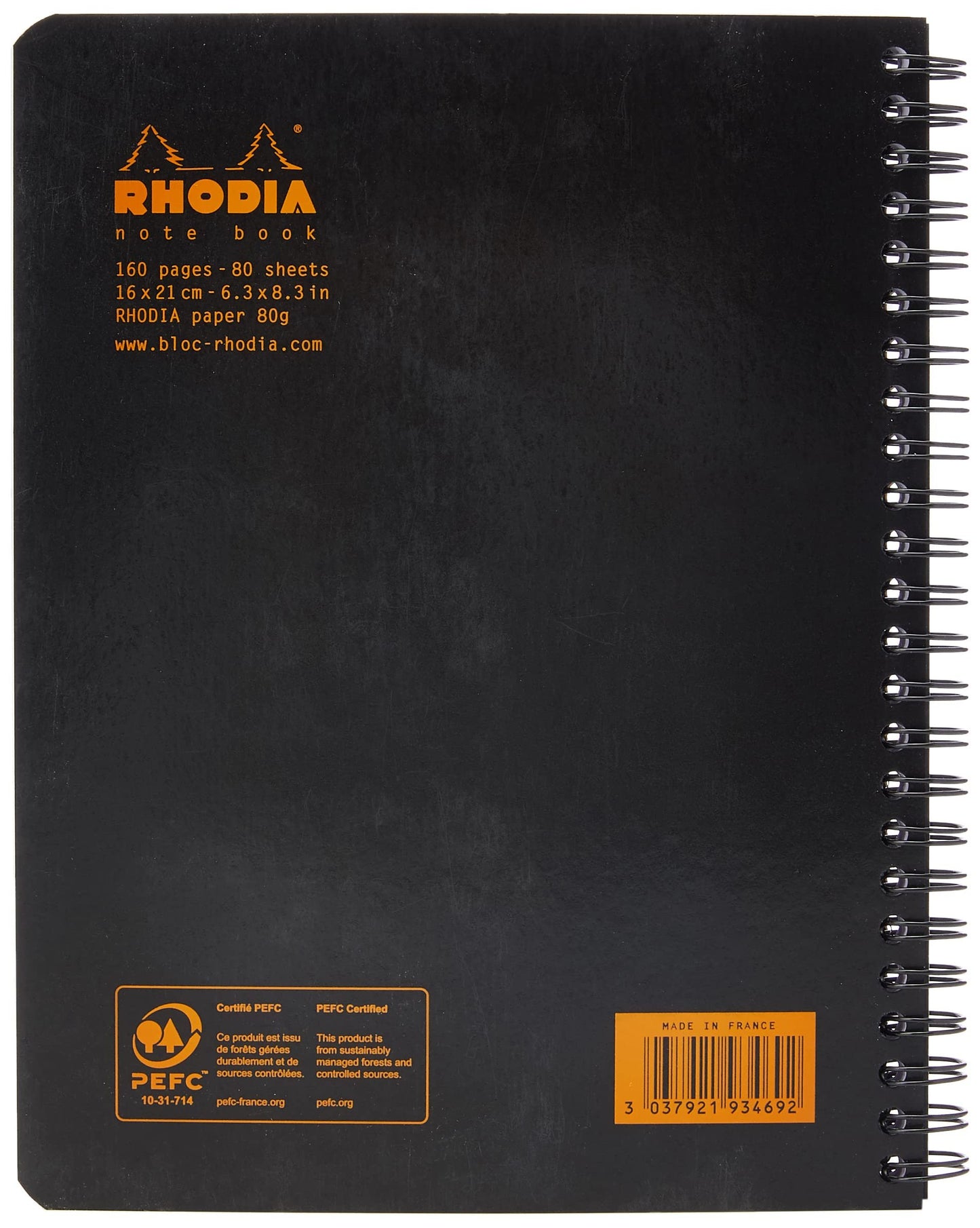 Rhodia Wirebound Notebook, 5/5 Ruling