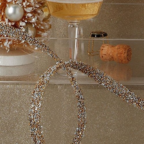 RAZ Imports 15' Gold Beaded Garland