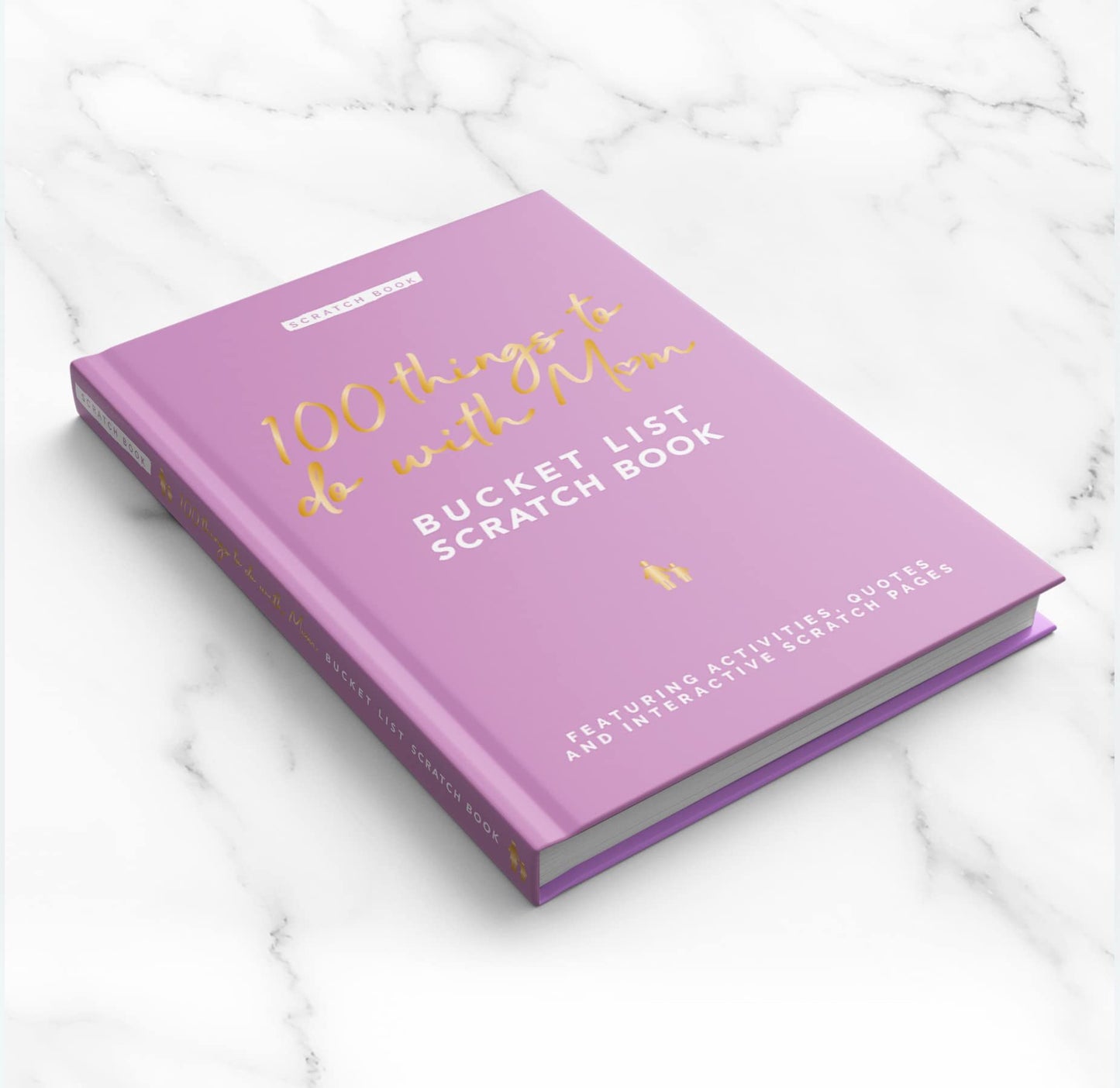 Gift Republic Scratch Off Book|Mum Edition|100 Things To Do Scratch Off|Bucket List Edition|Personalisable Memory Journal|A Gift Mum Will Value|Creating Memories That Last A Life-Time,Medium, GR830002