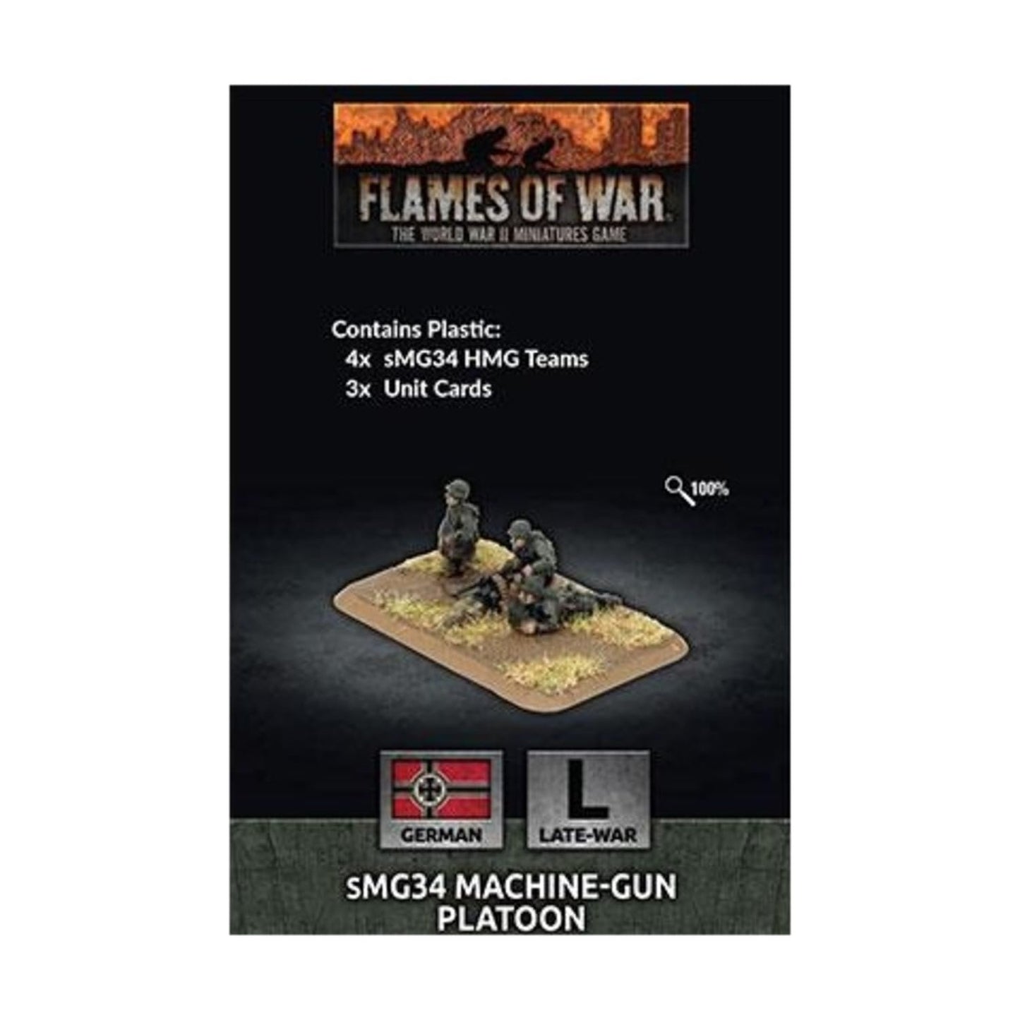 Flames of War: Late War: German: MG34 Machine-Gun Platoon (GE784)