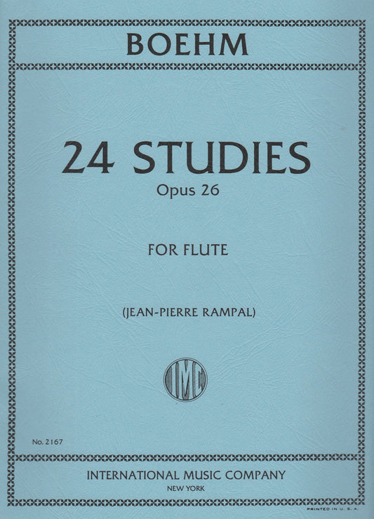 24 Etude-Caprices, Op. 26 for Flute International Edition (IMC2167)