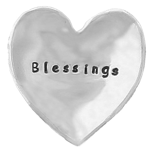 Basic Spirit Blessings Pewter Trinket Bowl Ring Dish Handcrafted Gift Box Inspirational