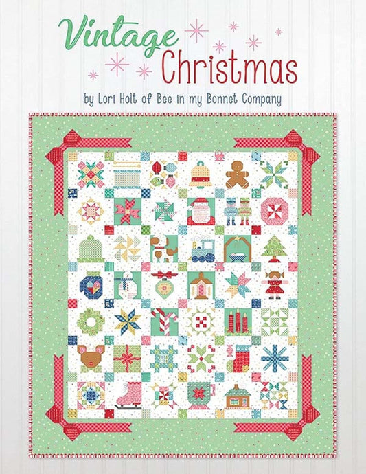 It's Sew Emma Vintage Christ mas Quilt Book by Lori Holt of Bee in My Bonnet, 11 x 9 x 1