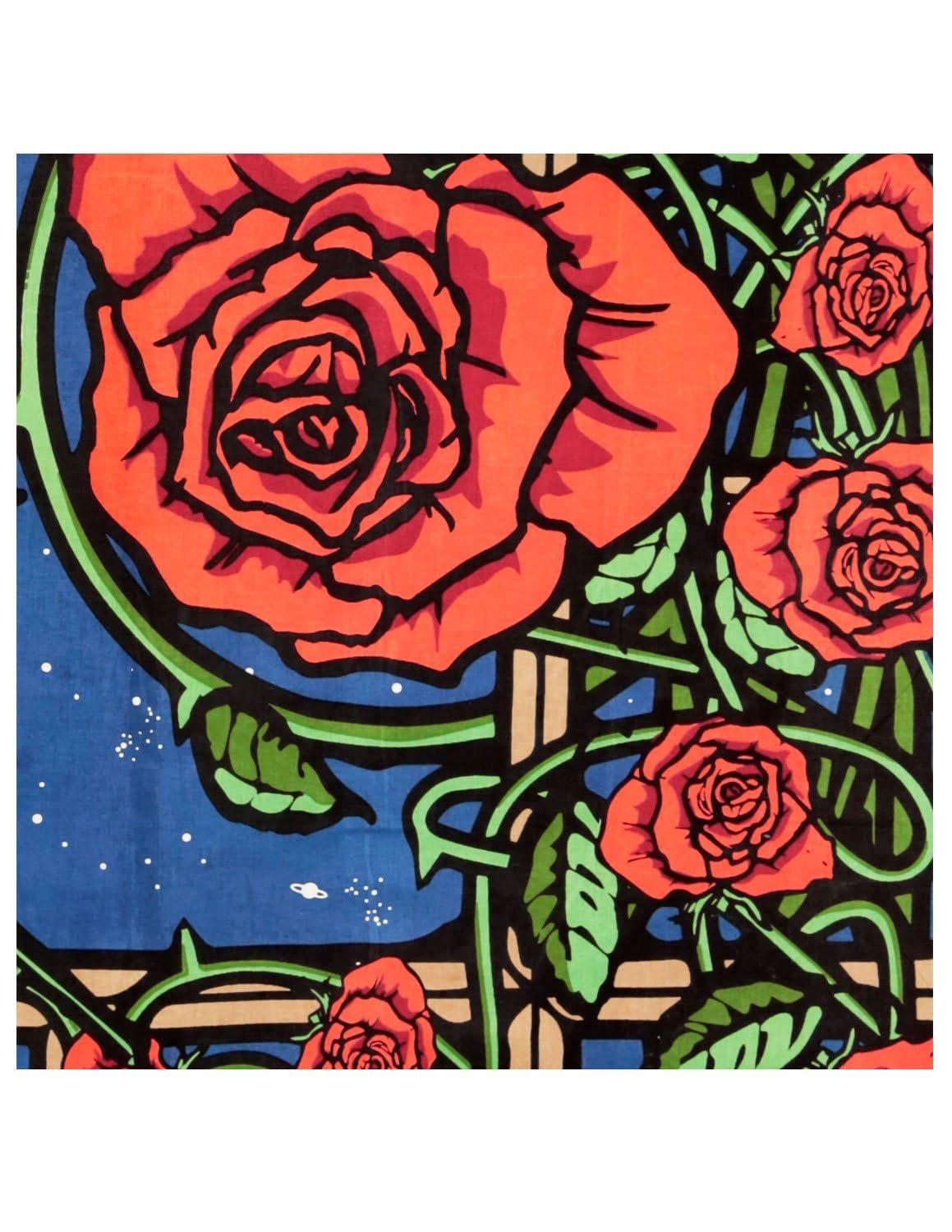 Sunshine Joy 3D Rose Window Tapestry Wall Hanging Table Cloth Magical Dorm Decor - Huge 60x90 Inches