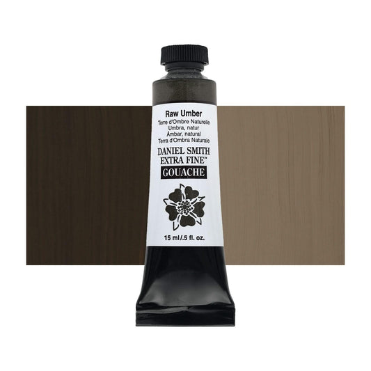 DANIEL SMITH Extra Fine Gouache - Raw Umber, 15 ml (0.5 oz)