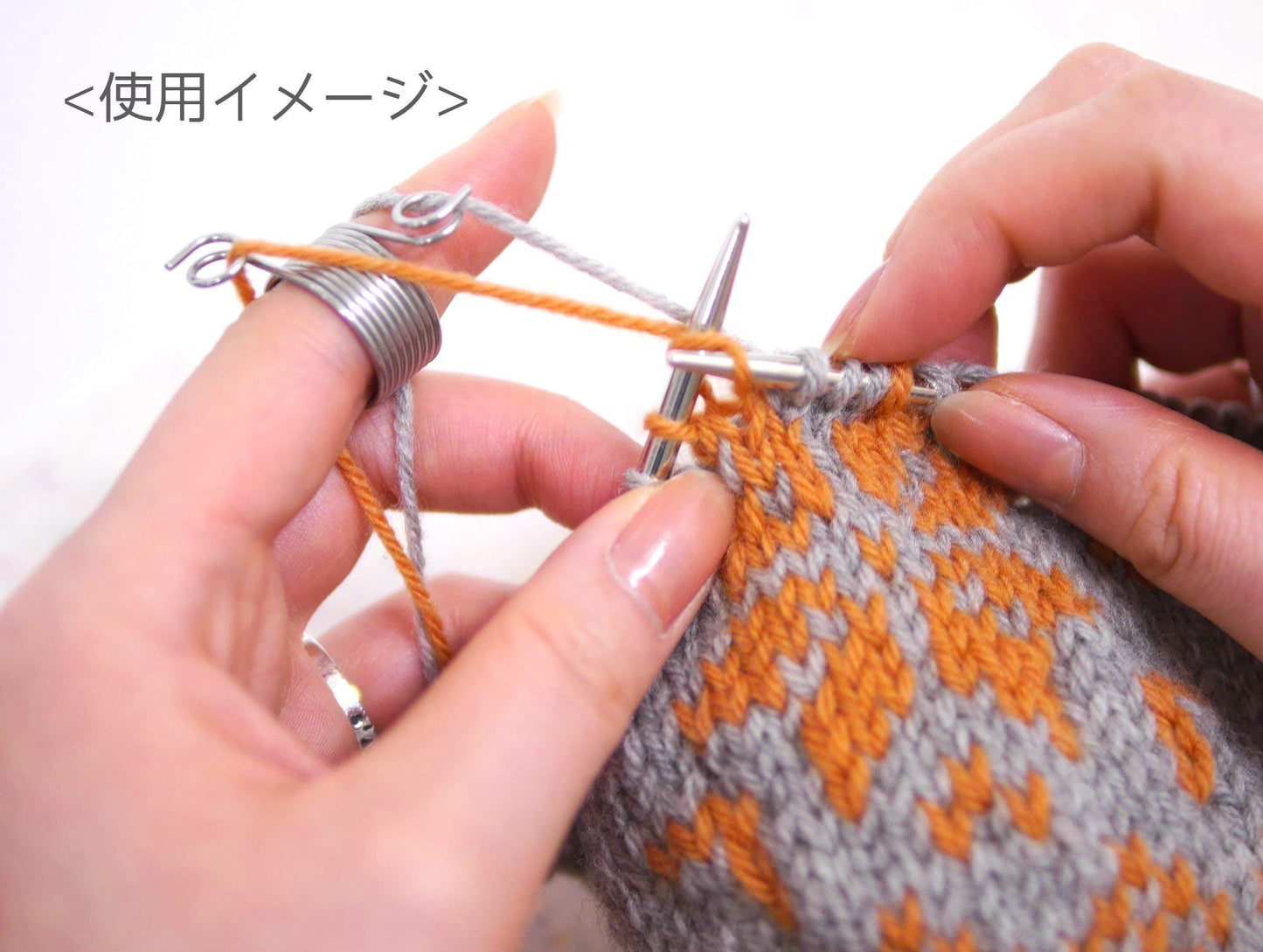 Addi Knitting Thimble with Yarn Guide - 1pcs