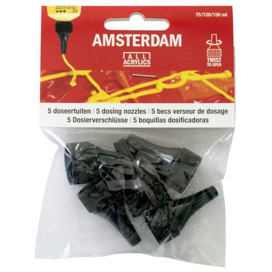 Amsterdam NOZZLES 5/PKG, Multicolor, One Size