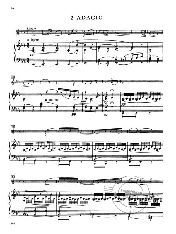 Bruch, Max - Concerto No 1 in g minor Op. 26 for Violin and Piano - by Francescatti - International
