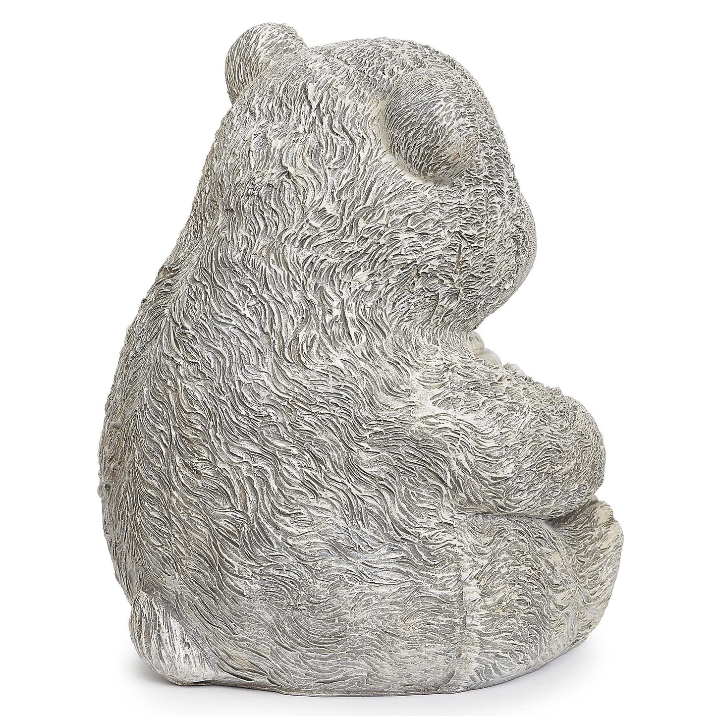 Roman Garden - Bear with Honey Statue, 7.75" H, Pudgy Pals Collection, Resin and Dolomite, Decorative, Garden Gift, Home Outdoor Decor, Durable, Long Lasting